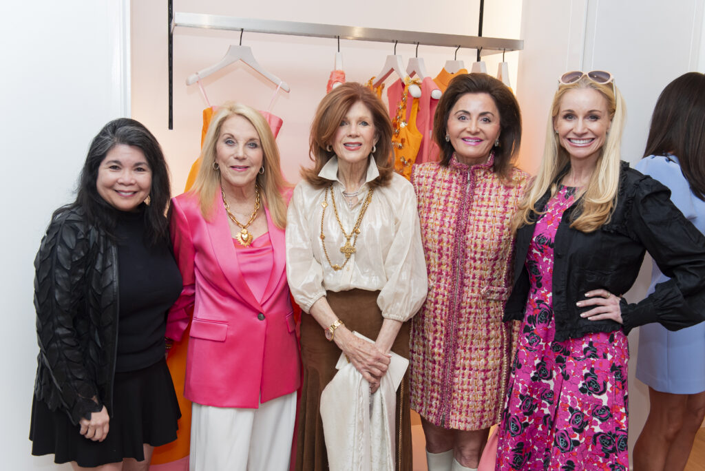 Nancy Gopez, Janet Evans, Rusty Duvall, Melinda Knowles, and Maggie Kipp (Photo by Celeste Cass)