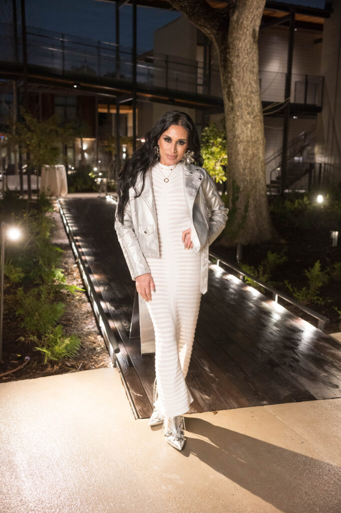 Neera Patidar at the grand opening of Hotel Saint Augustine and Perseid restaurant (Photo by Daniel Ortiz)