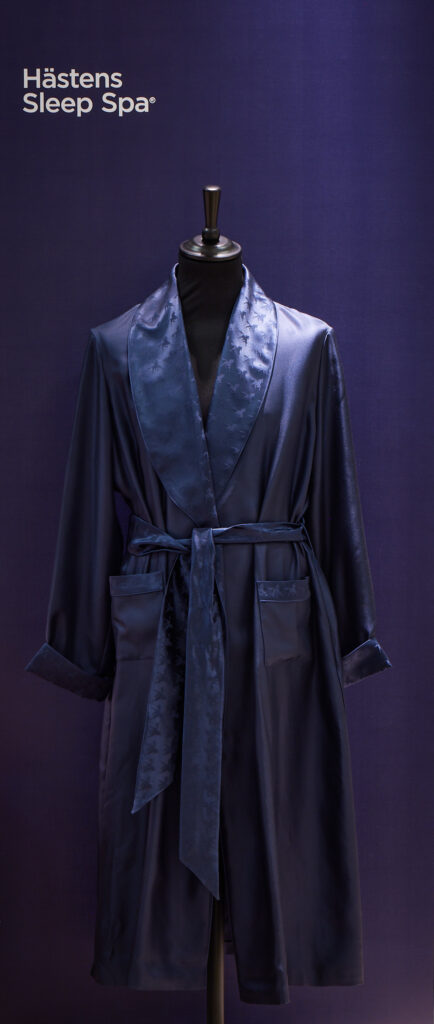 The Hästens pop-up is also offering robes and other personalized sleep accessories. (Photo by Robie Robinson)