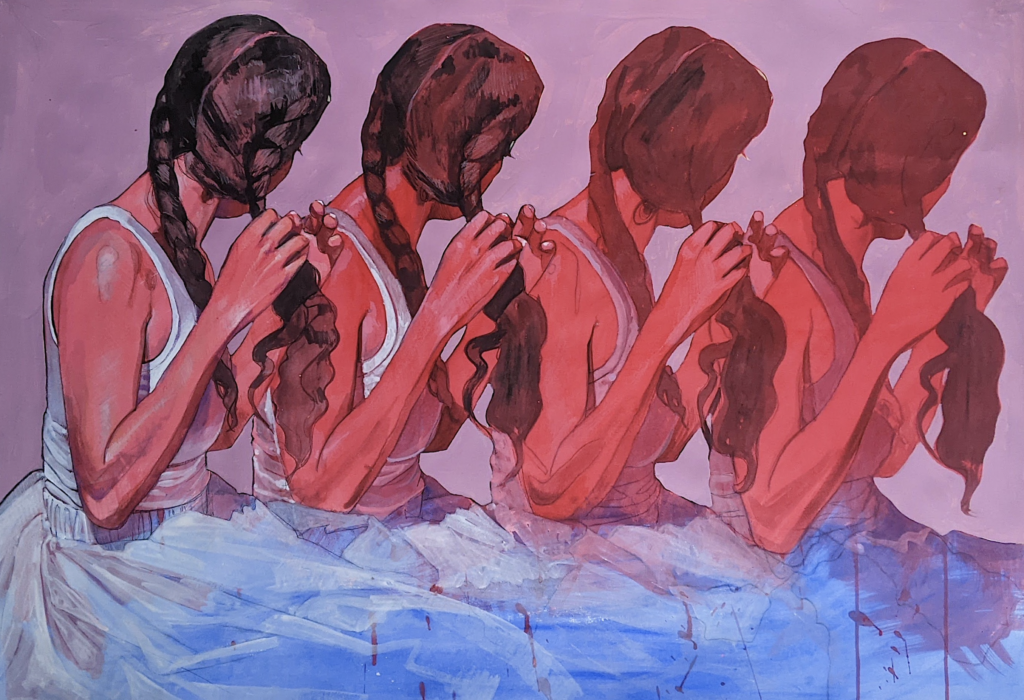 Jessica Vollrath's "Better than its beginning," 2024, at Pencil on Paper Gallery 