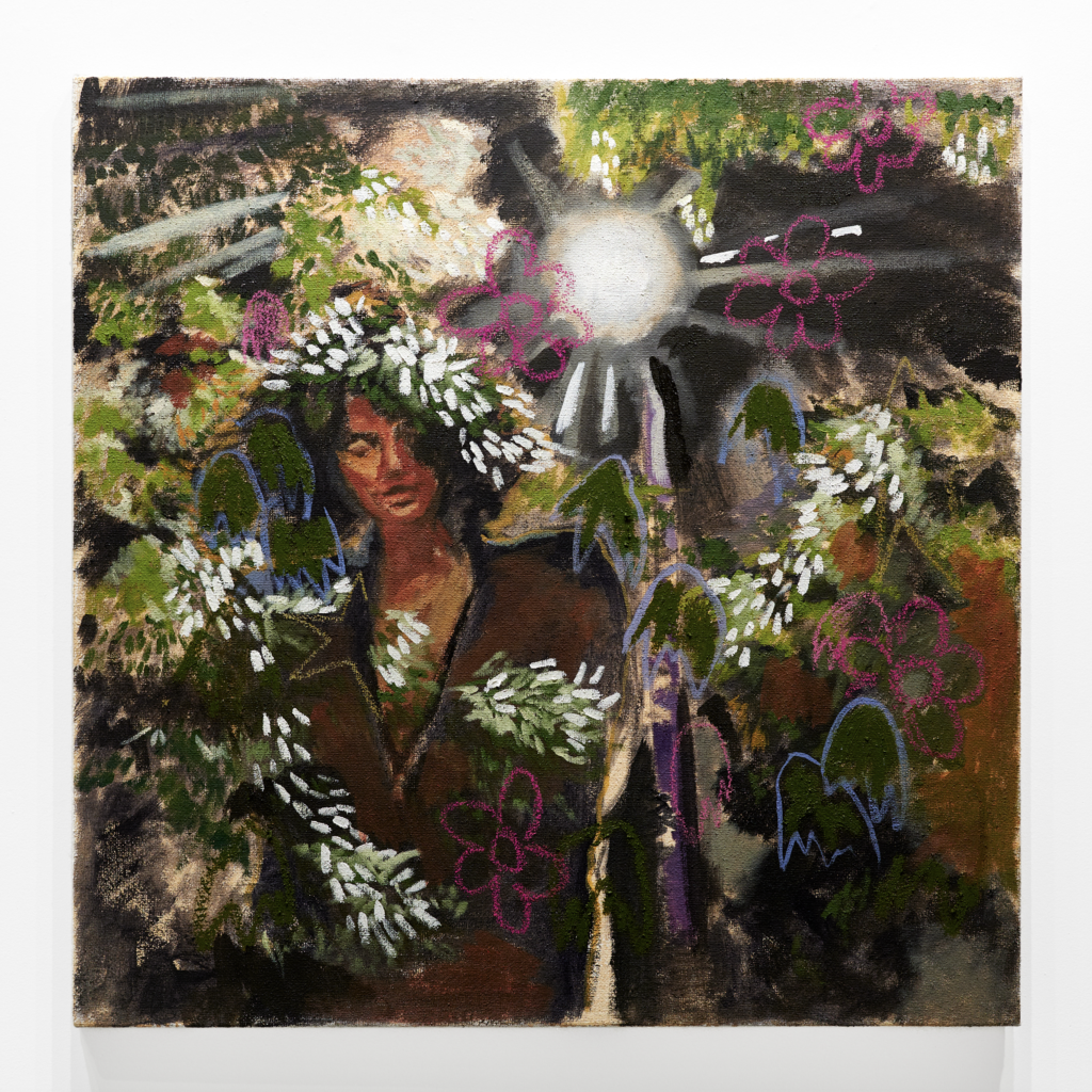 Alexis Pye's "I guess I'll be fine," 2024, at Inman Gallery 