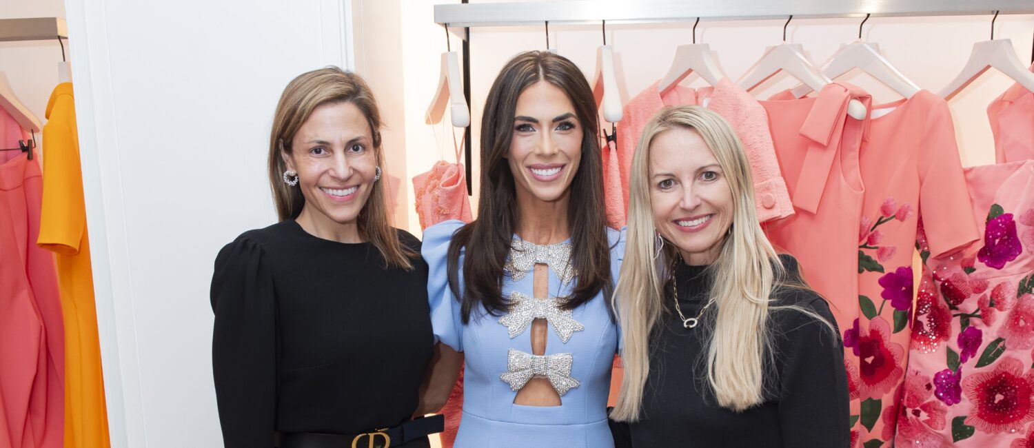 St. Valentine's Day Luncheon and Fashion Show co-chairs Courtney Petit and Caitlin Wilson with LLS Executive Director Leah Swanson (Photo by Celeste Cass)