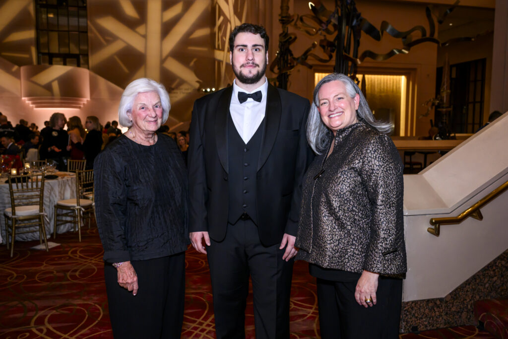 Stephanie Larson, Luka Tsevelidze, Bryn Larson at Houston Grand Opera's Concert of Arias (Photo by Michelle Watson, CatchlightGroup.com)