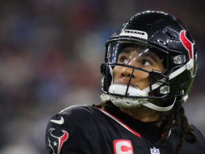 Houston Texans and quarterback C.J. Stroud beat the Los Angeles Chargers 32-12 in the Wild Carded Playoff game at NRG Stadium