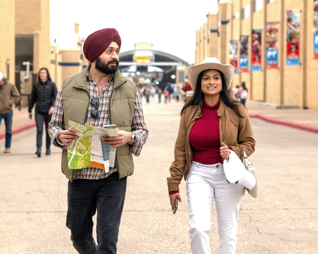 The sprawling grounds of the Will Rogers Coliseum offers shopping, dining, and entertainment options.  (Photo by Walt Burns)