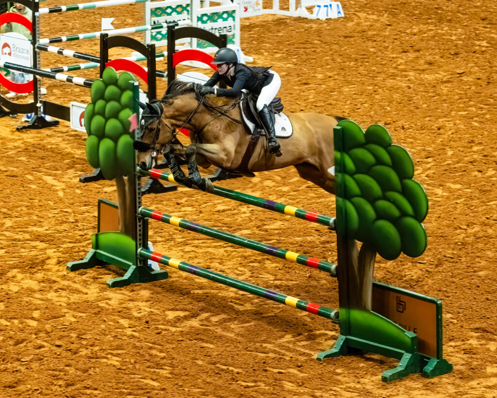 Sunday saw the inaugural Rodeo Grand Prix showcasing elite English-style show jumping talent. (Photo by Walt Burns)