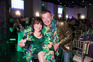 Mardi Gras Angela and Justin Titcombe (Photo by Daniel Ortiz)