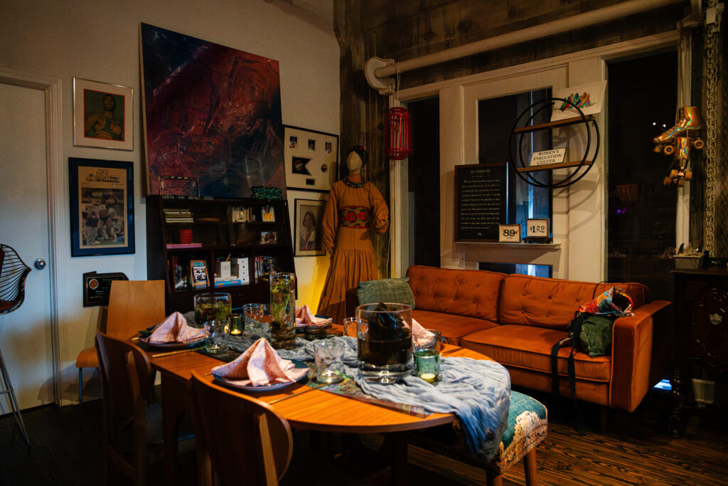 A corner of creativity at Sound and Color: Water is for Everyone (Photo by William Issac)