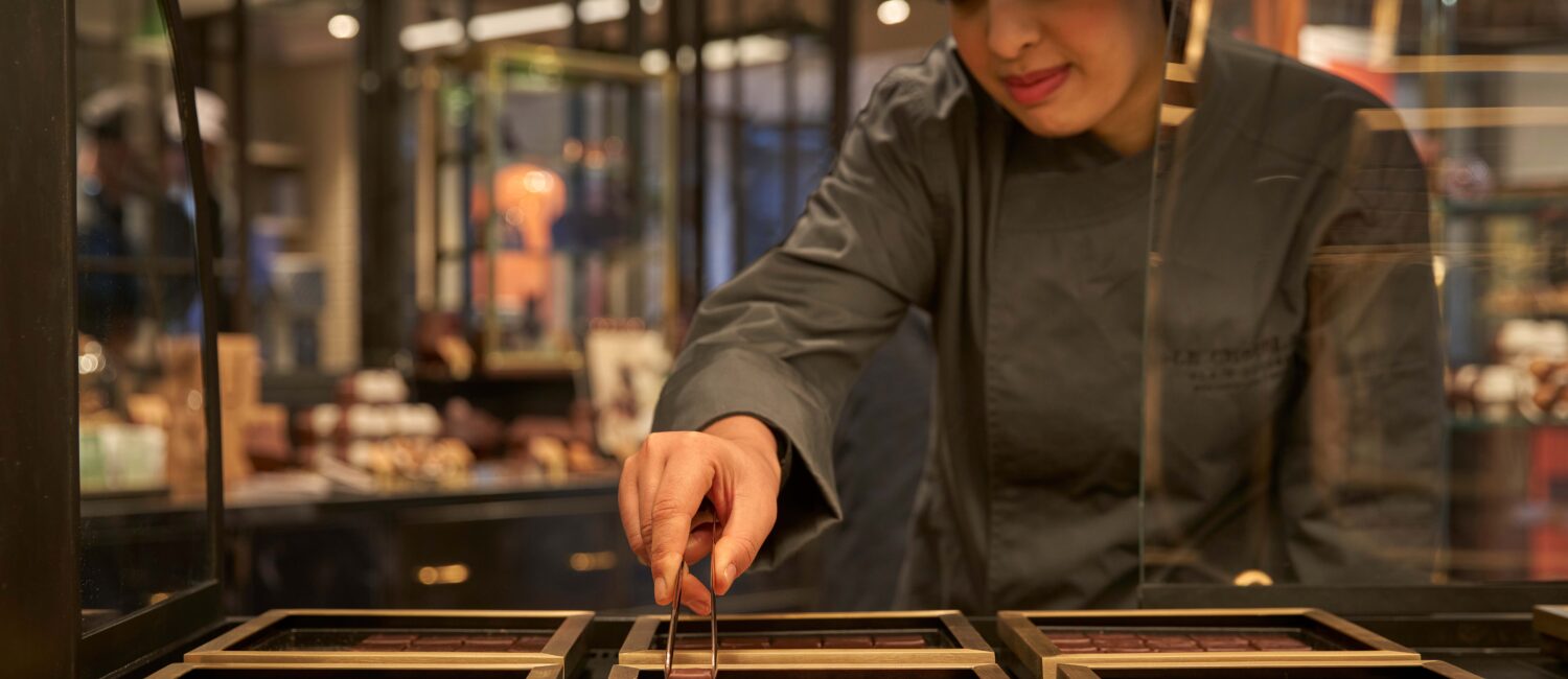 World renowned chef Alain Ducasse creates a world of chocolate wonders too.