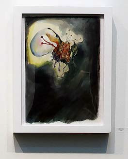 Janavi Mahimtura Folmsbee's "Surface Interval Water Color," 2018, was on display at Sound and Color: Water is for Everyone