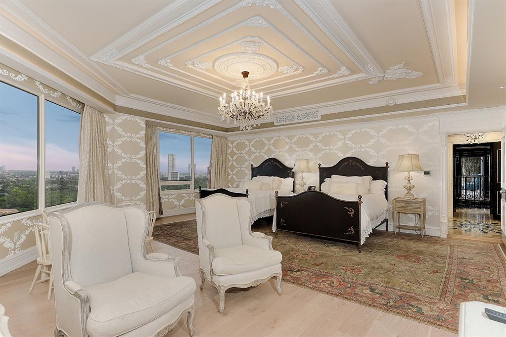 A third floor bedroom at 101 Westcott St. No. 2001