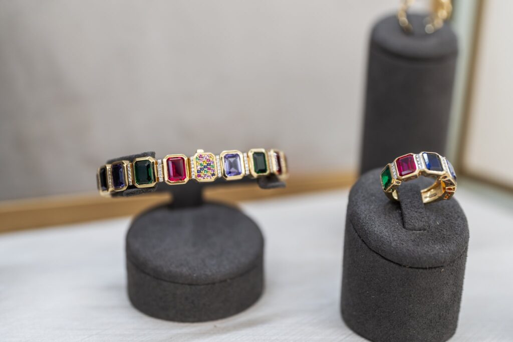 Gemstones of all varieties are lab grown for Lark & Berry.