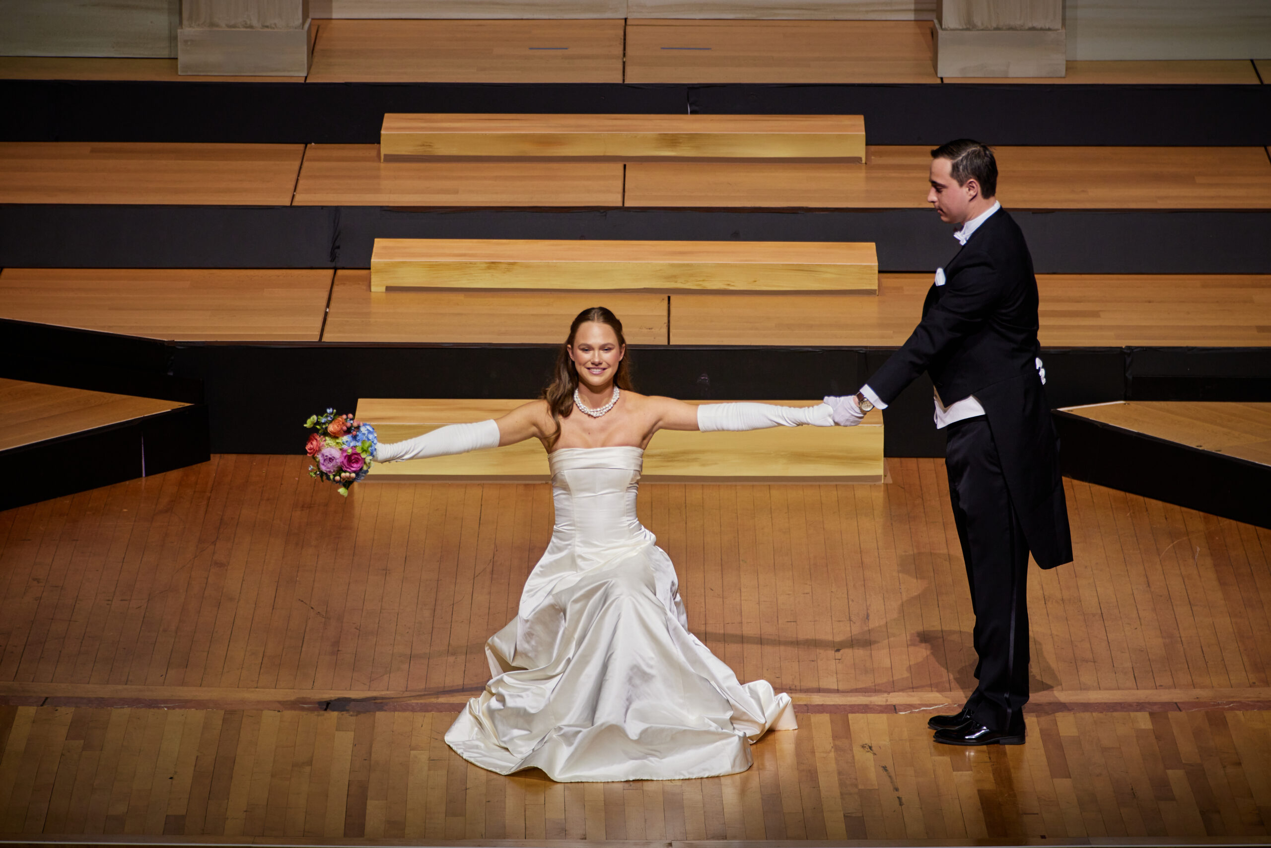 Lauren Brown and Matthew Laza. (Photo by Gittings)