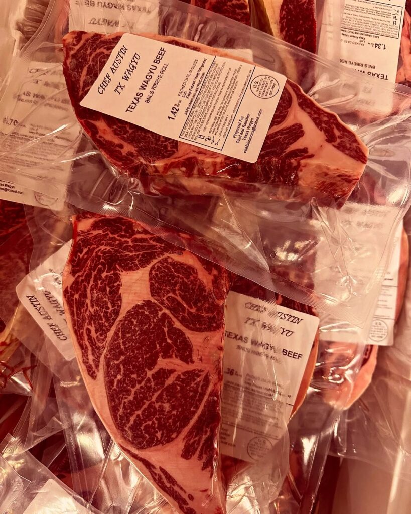 Texas Wagyu Beef is a Chef and Rancher specialty.  (Photo courtesy of Chef and Rancher)