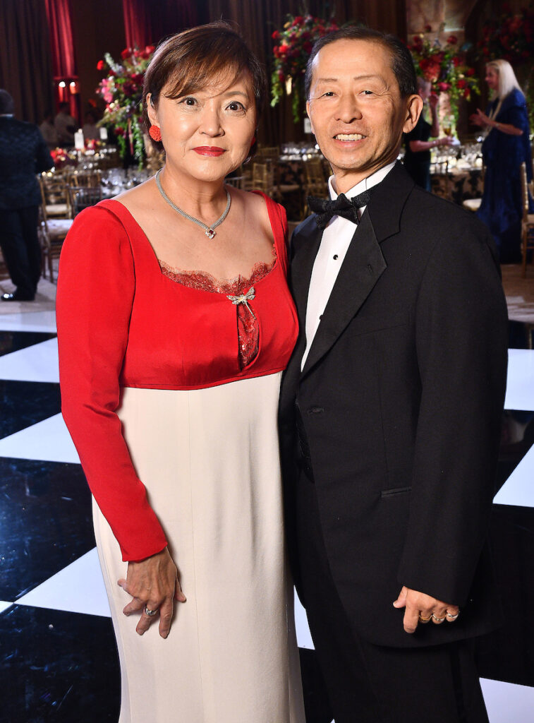 Akemi & Yashiko Sait at the 2025 Houston Ballet Ball at Wortham Theater Center. (Photo by Dave Rossman) 