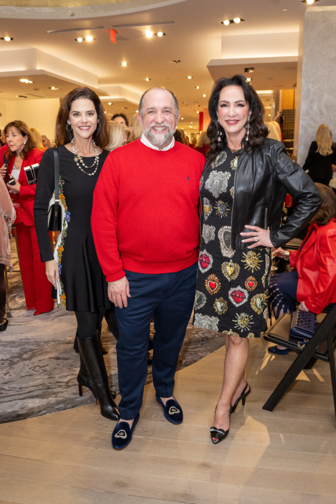 Ann Ayre, Kirk Kveton, Alicia Smith at the 2025 Sweethearts Tea (Photo by Jacob Power)