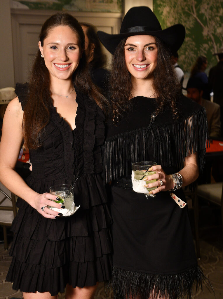 Bridget Stephens, Ava Leigh Pellegrin at The Bryan Museum's 'Come and Take It' poker tournament (Photo by Dave Rossman)