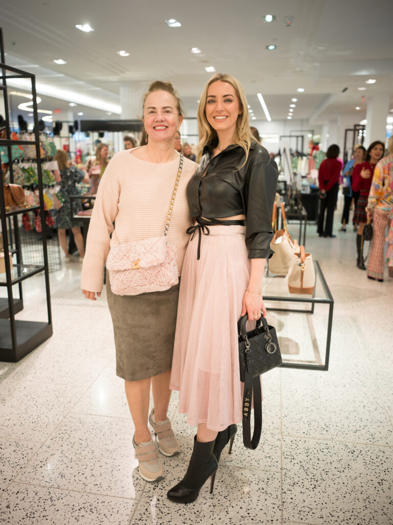 Cherie Lindley, Abby Vanegas at the Galentine's Dec My Room fundraiser. (Photo by Daniel Ortiz)