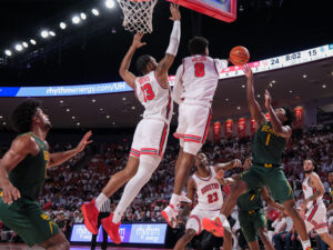 The Houston Cougars mens basketball team defeated the Baylor Bears in a Big XII contest at the Fertitta Center (Photo by F. Carter Smith)