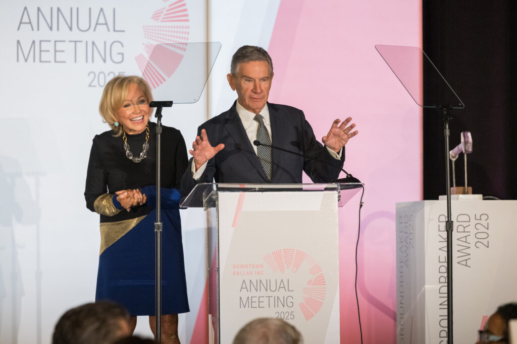The HALL Group founders, recognized for their decades of impact on Dallas's urban landscape, accepted the honor at the sold-out event held at the Omni Hotel Dallas in front of more than 800 stakeholders. 