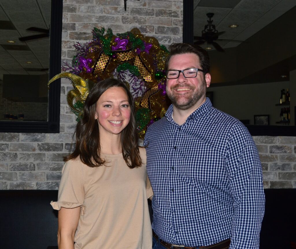 Schilleci's owner Zach Schilleci and his wife Hannah Schilleci at their authentic New Orleans restaurant on Market Street. (Photo by Jillian Richstone)