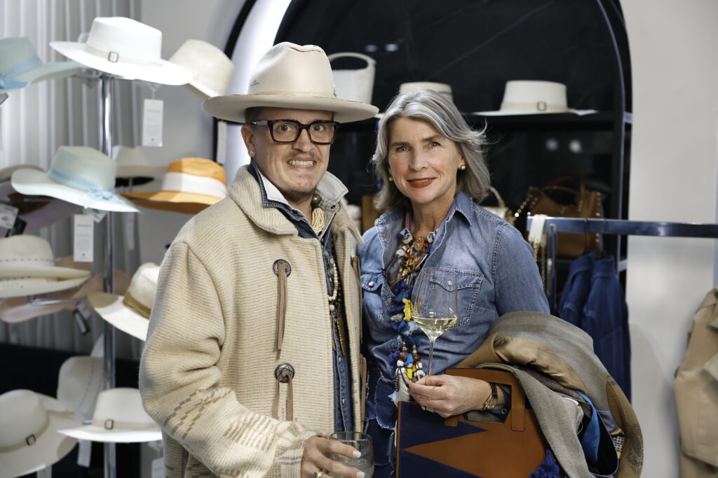 Grant Rachal, Ellecia Knolle at Zadok Jewelers Round Top Rendezvous