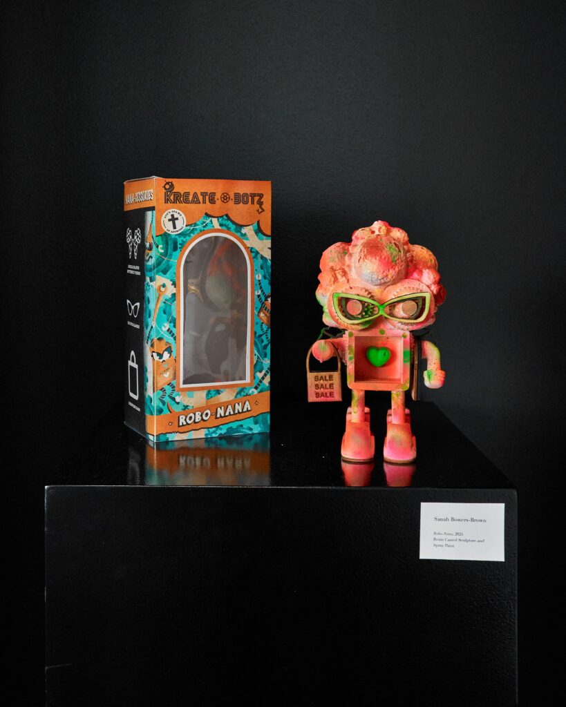 An installation view of "The Architecture of Culture: Works from the Guess Lawson Collection" at Gensler Houston headquarters. (Courtesy the Guess Lawson Collection)