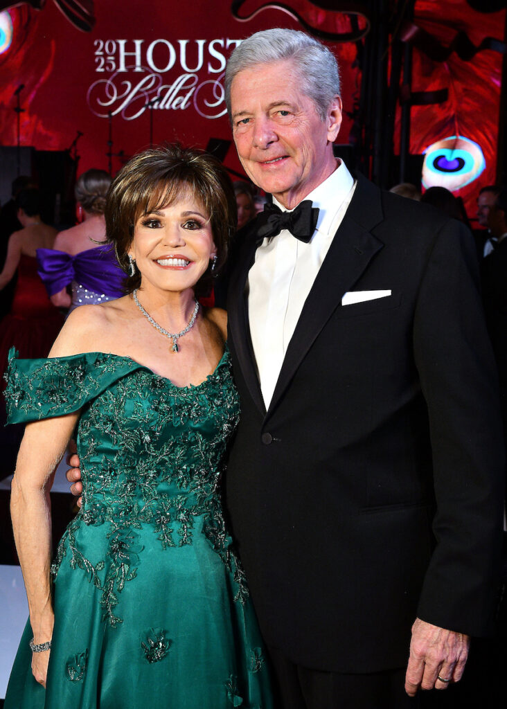 Hallie Vanderhider & Bobby Dees at the 2025 Houston Ballet Ball at the Wortham Theater Center. (Photo by Dave Rossman) 