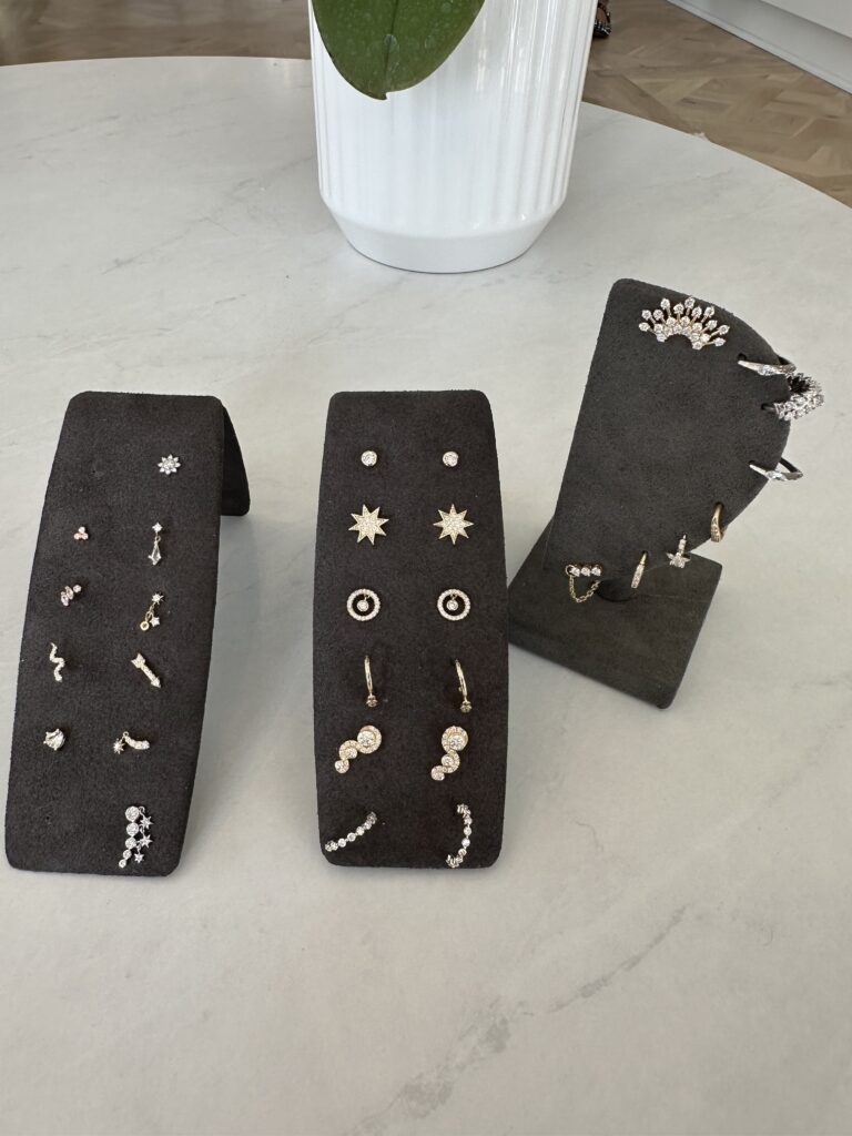 Just a sample of the selection mini studs at Lark & Berry.
