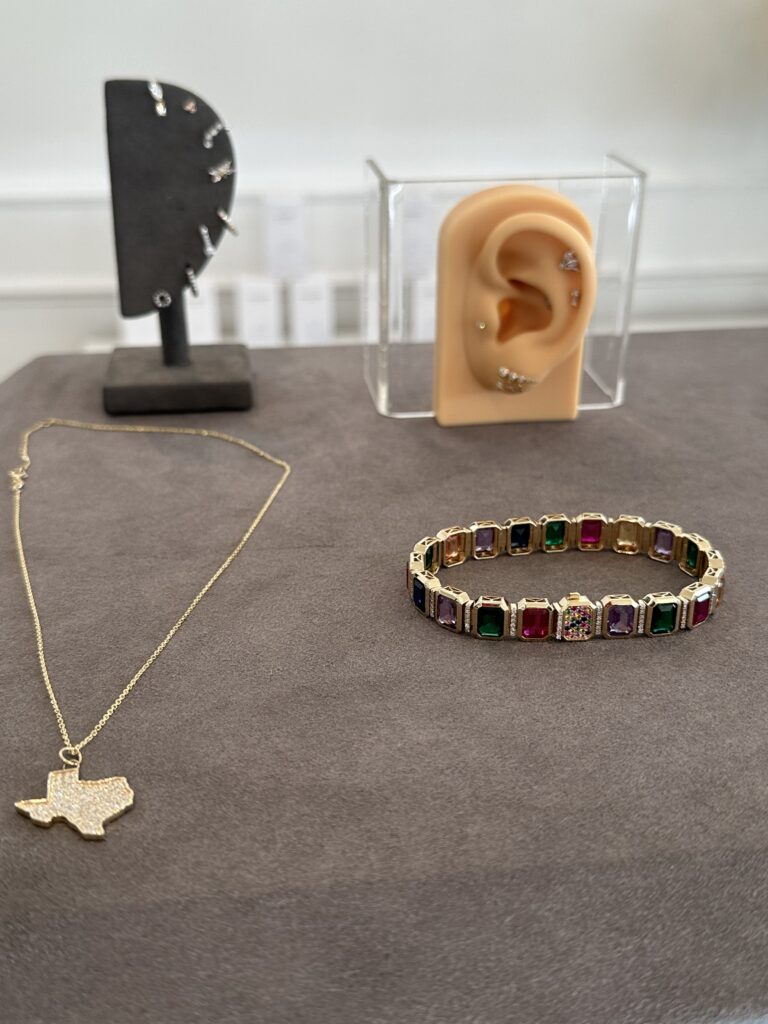 The selection of jewelry at Lark & Berry is varied.