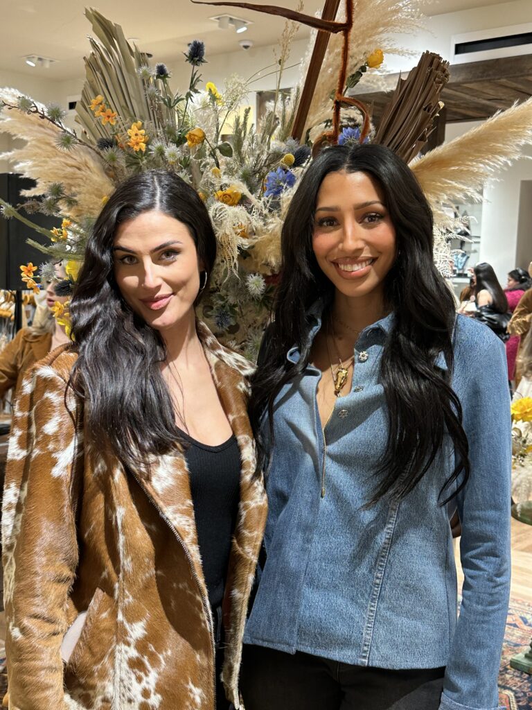 Shelby Mayfield, right, co-hosts the grand opening of Yellow Rose by Kendra Scott in Heights Mercantile.