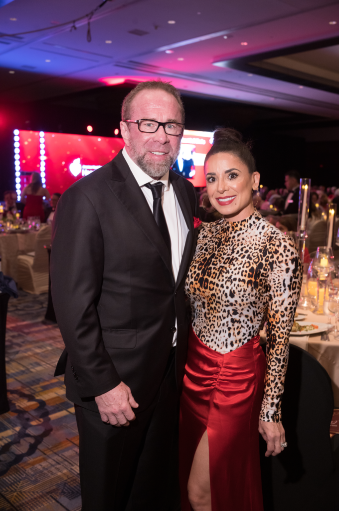 Jeff and Rachel Bagwell at the American Heart Association Heart Ball. (Photo by Daniel Ortiz)