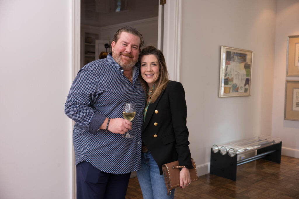 Josh & Paige Bowlin at the Sunday afternoon fête.  (Photo by Daniel Ortiz)