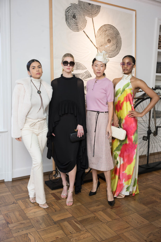 Tootsie's models dressed to coordinate with the Oetker Collection hotels featured at the afternoon event. (Photo by Daniel Ortiz)