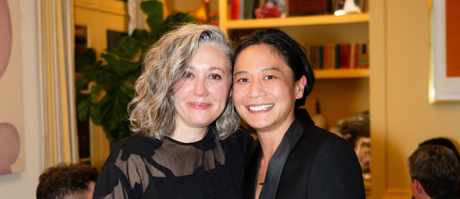 Dallas Contemporary’s new Executive Director Lucia Simek and exhibition curator Su Wu (Photo by A Sea of Love)