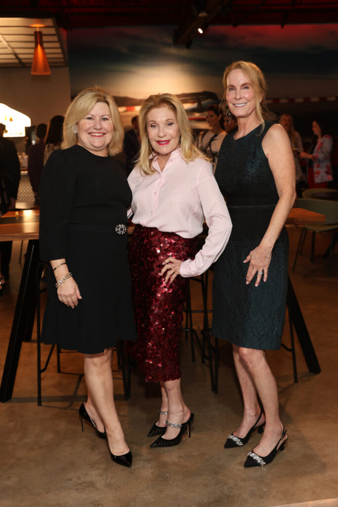 Maureen Higdon, Jan Rhodes and Susan Binney at the Salvation Army Auxiliary 'Reflections on Style' launch event (Photo by Priscilla Dickson)