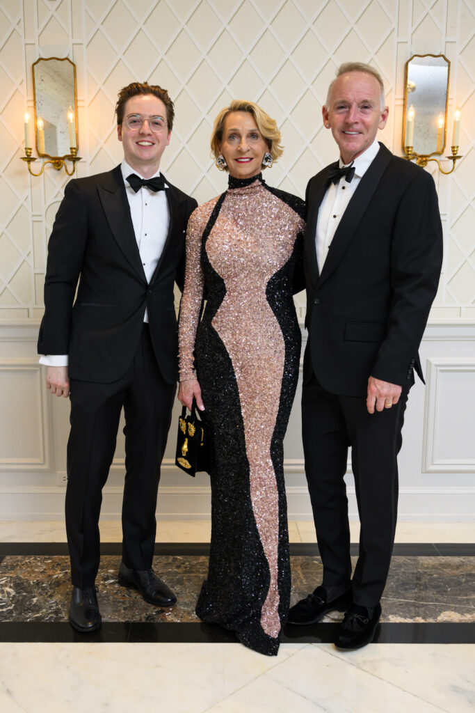Oliver Zaruba, Gail & Stephen Zaruba at the 2025 Poets & Writers Ball held at the River Oaks Country Club. (Photo by Michelle Watson) 
