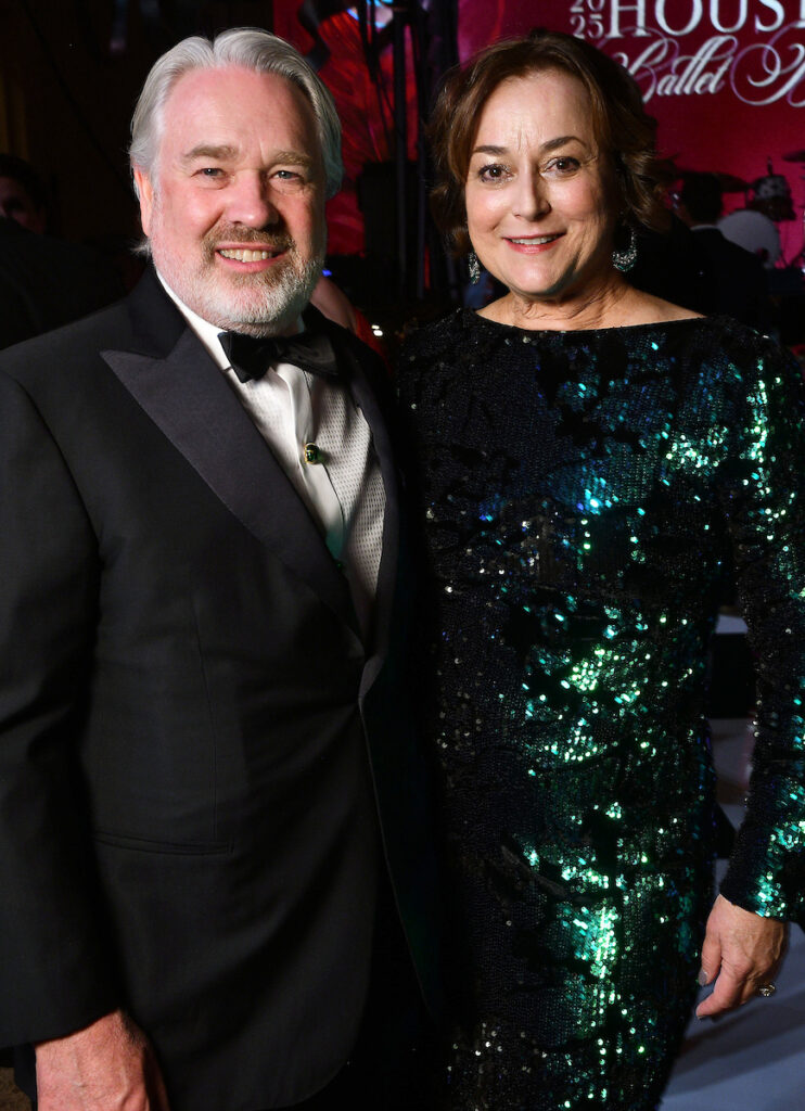 Reggie & Leigh Smith at the 2025 Houston Ballet Ball at the Wortham Theater Center. (Photo by Dave Rossman) 