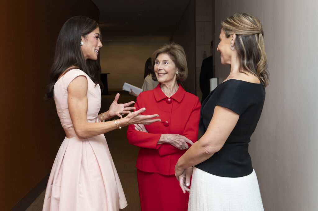 St. Valentine’s Luncheon Laura Bush (Photo by Tamytha Cameron)