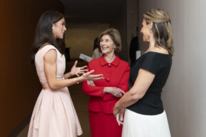 St. Valentine’s Luncheon Laura Bush (Photo by Tamytha Cameron)