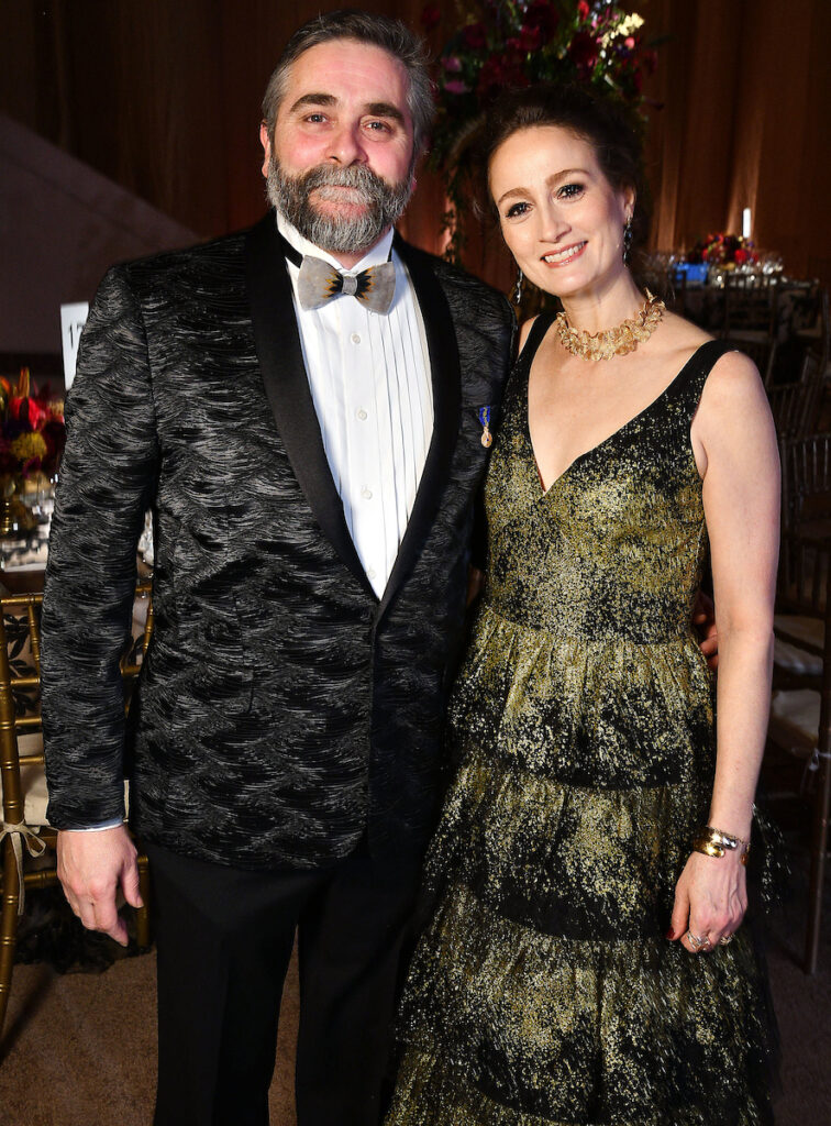 Houston Ballet artistic directors Stanton Welch and Julie Kent at the 2025 Houston Ballet Ball at the Wortham Theater Center. (Photo by Dave Rossman) 