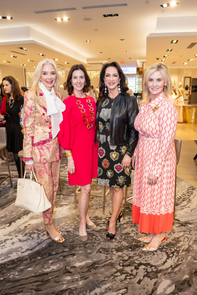 Tena Lundquist Faust, Phoebe Tudor, Alicia Smith, Jennifer Allison at the 2025 Sweethearts Tea (Photo by Jacob Power)