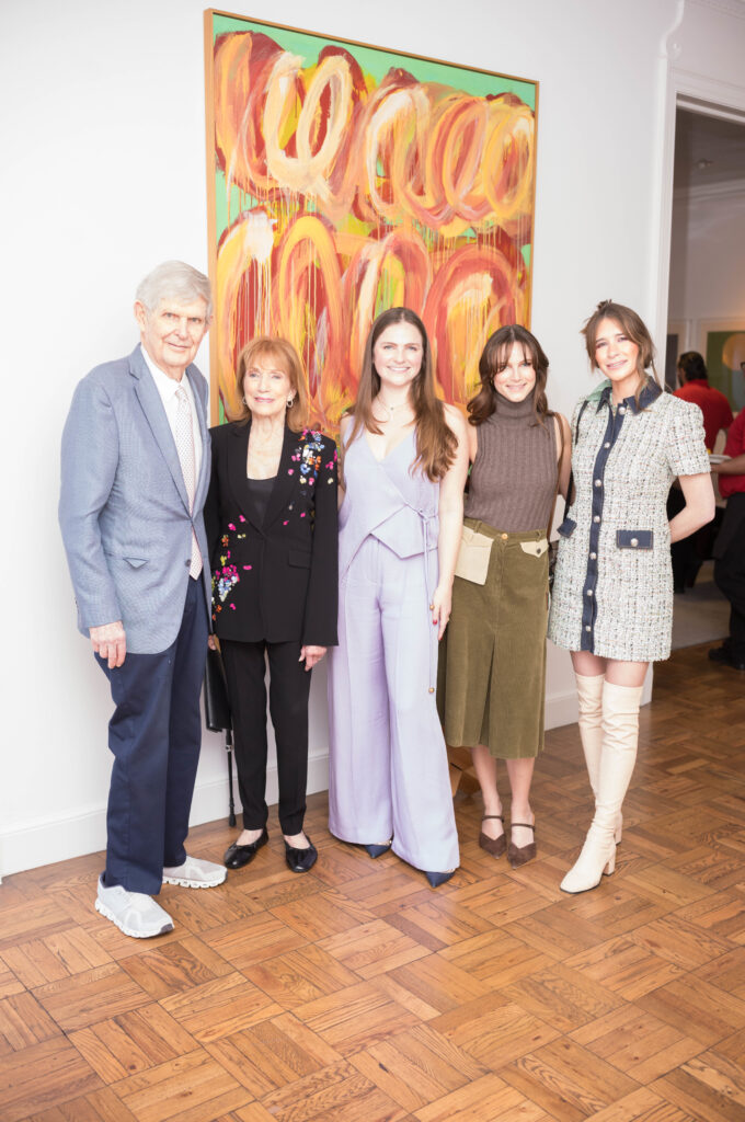 TR & Isla Reckling, Lauren Reckling, Christiana Reckling, Betsy Goodman  at the Sunday afternoon fête.  (Photo by Daniel Ortiz)