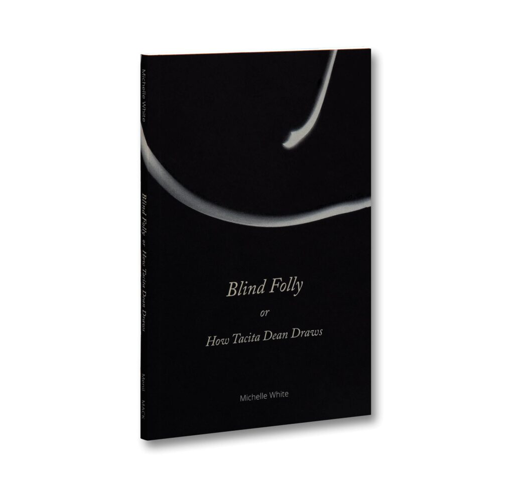 The book "Blind Folly or How Tacita Dean Draws" (2024), authored by senior curator Michelle White of The Menil Collection, was released in conjunction with the exhibit at The Menil Collection.