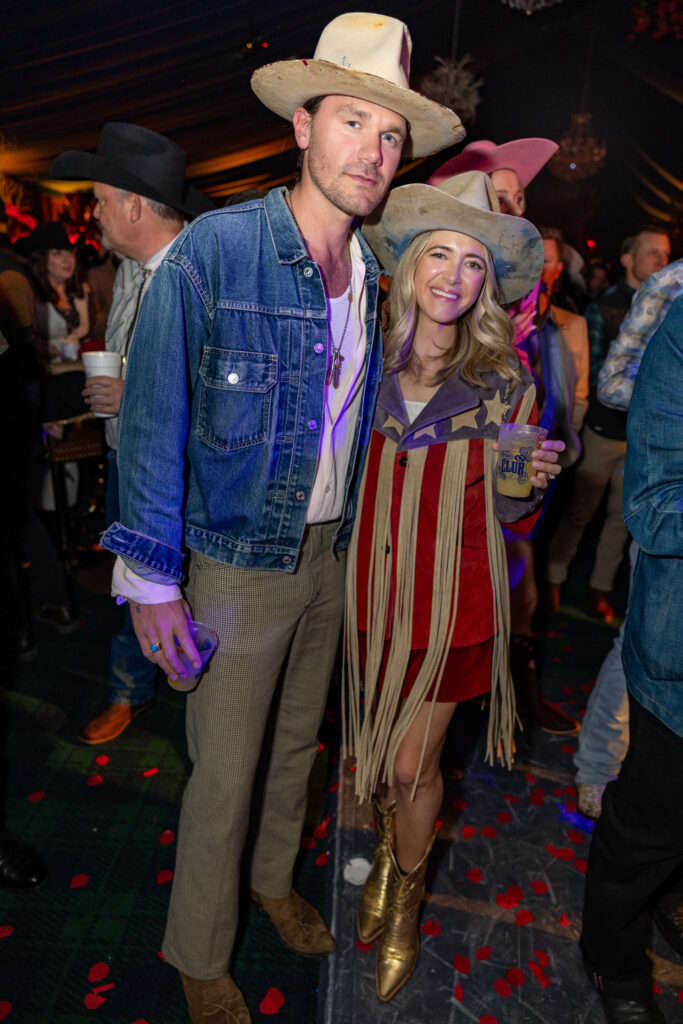 Ty Hays, Teressa Foglia at the Cotton Q Club (Photo courtesy of Cotton Holdings)