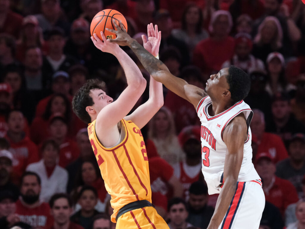 University of Houston guard Terrance Arceneaux can make a defensive impact too. (Photo by F. Carter Smith)