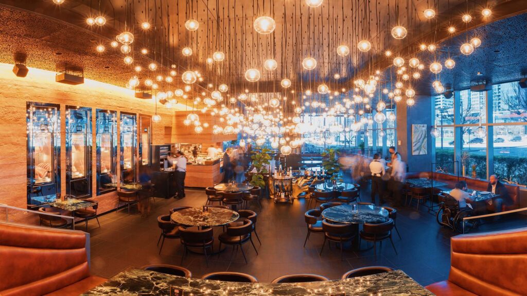 Flashy steakhouse Nusr-ET has permanently closed in Dallas. (Courtesy)
