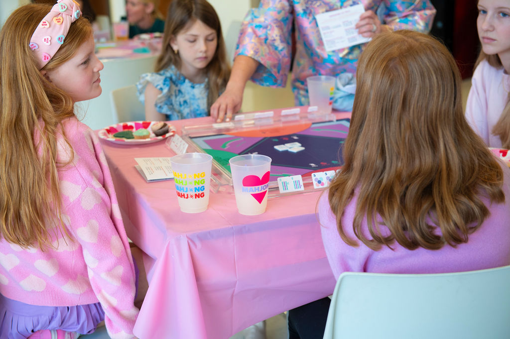 Young guests learned to play from Mini Mahjers (Photo by Tamytha Cameron)