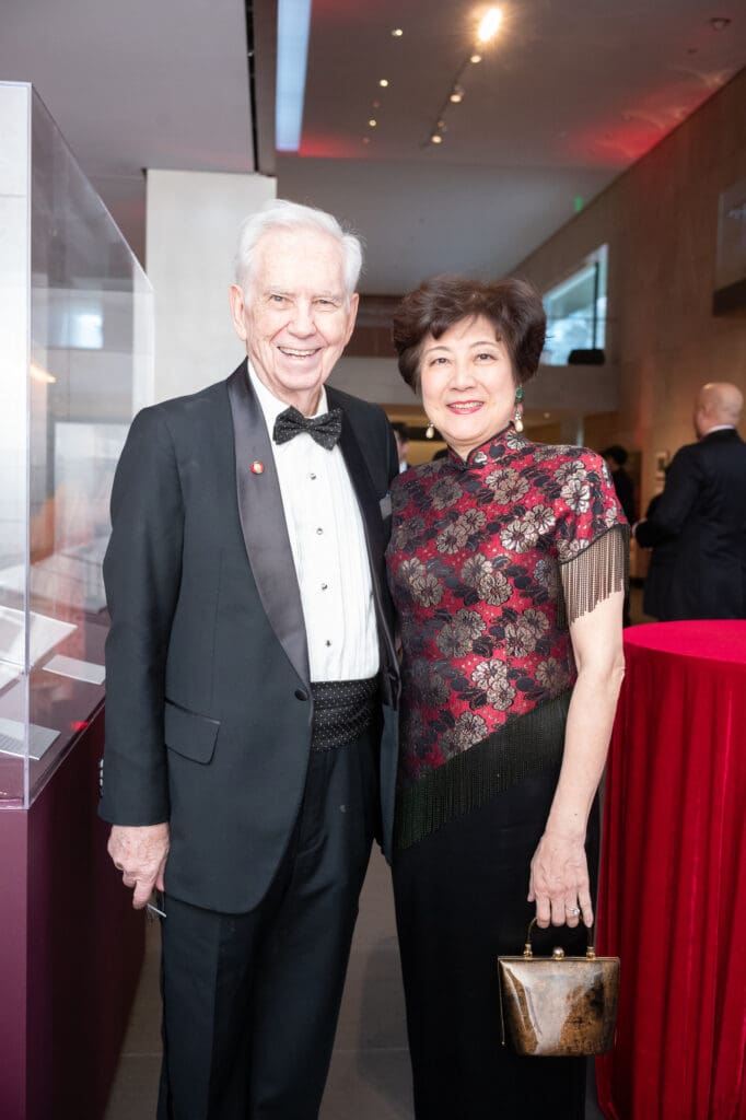 Charles & Lily Foster at Asia Society Texas’ Tiger Ball 2025: Enchanting Shanghai, honoring Y. Ping Sun and David Leebron, on Friday, March 7, 2025. (Photo by Daniel Ortiz)