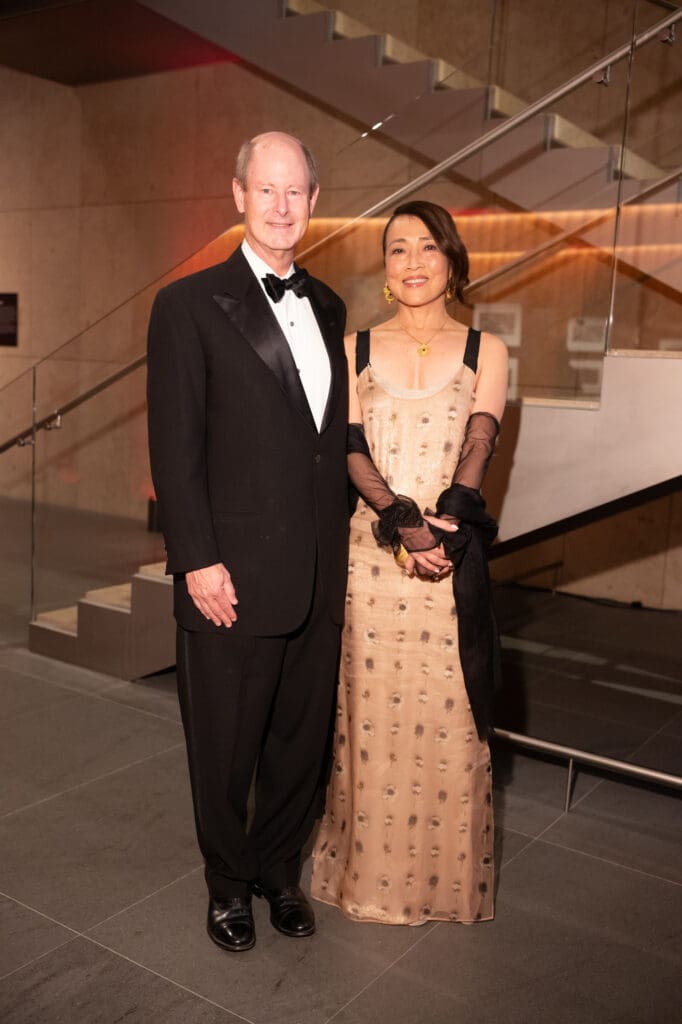 Eddie Allen & Chinhui Juhn at Asia Society Texas’ Tiger Ball 2025: Enchanting Shanghai, honoring Y. Ping Sun and David Leebron, on Friday, March 7, 2025. (Photo by Daniel Ortiz)